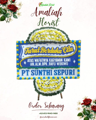 Papan Bunga Duka di Bunut Hilir